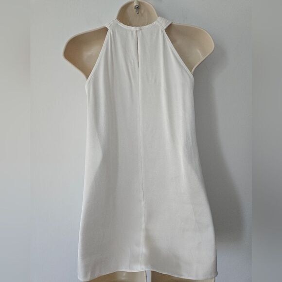 A.L.C. Arvid Twist-Front Crepe Top In Off-white NWOT - Picture 7 of 8